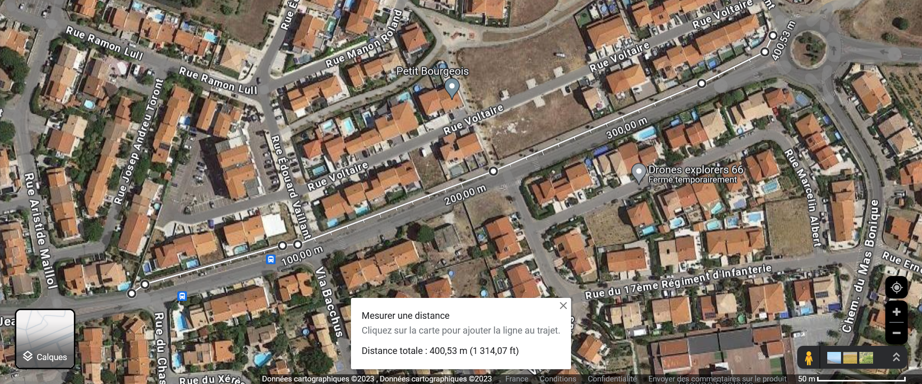 avenue Zay oubli jalonnement, Cabestany