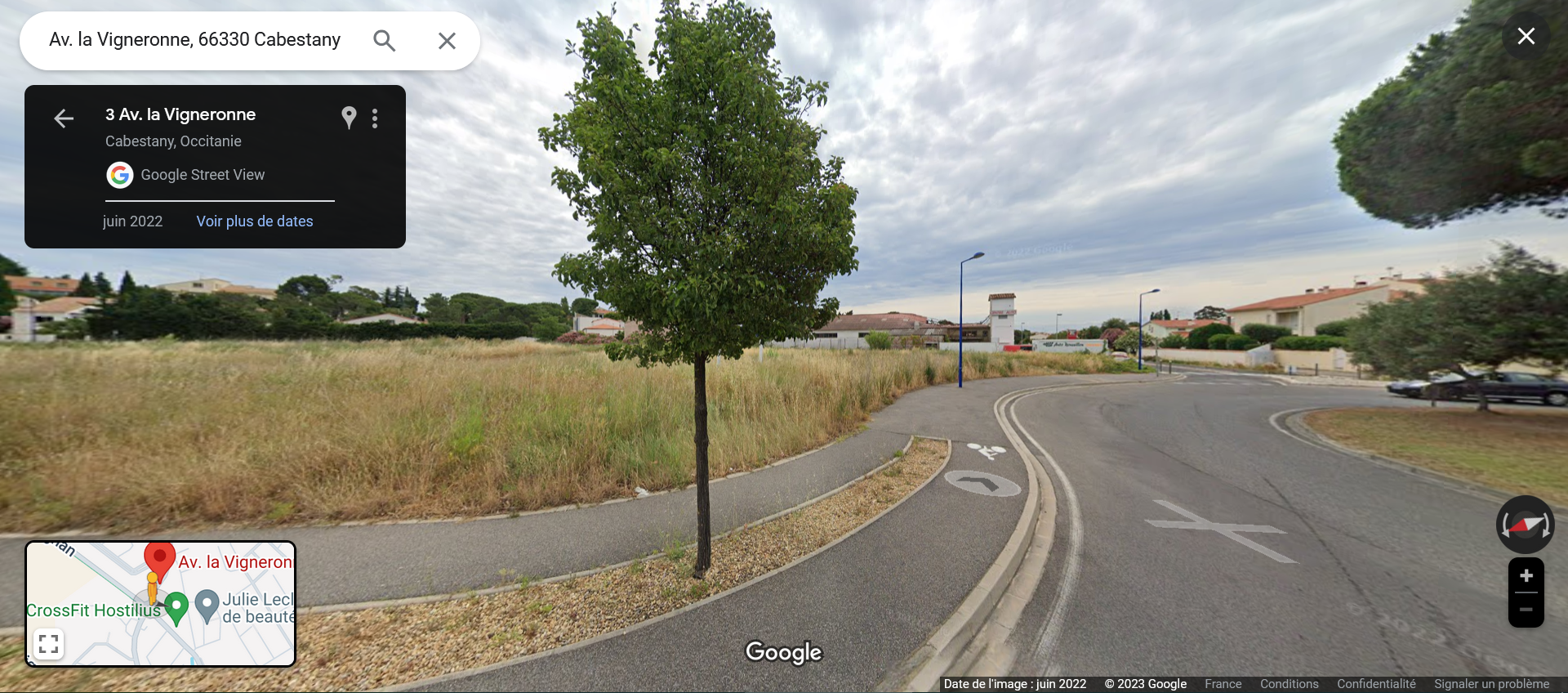 avenue de la Vigneronne, Cabestany