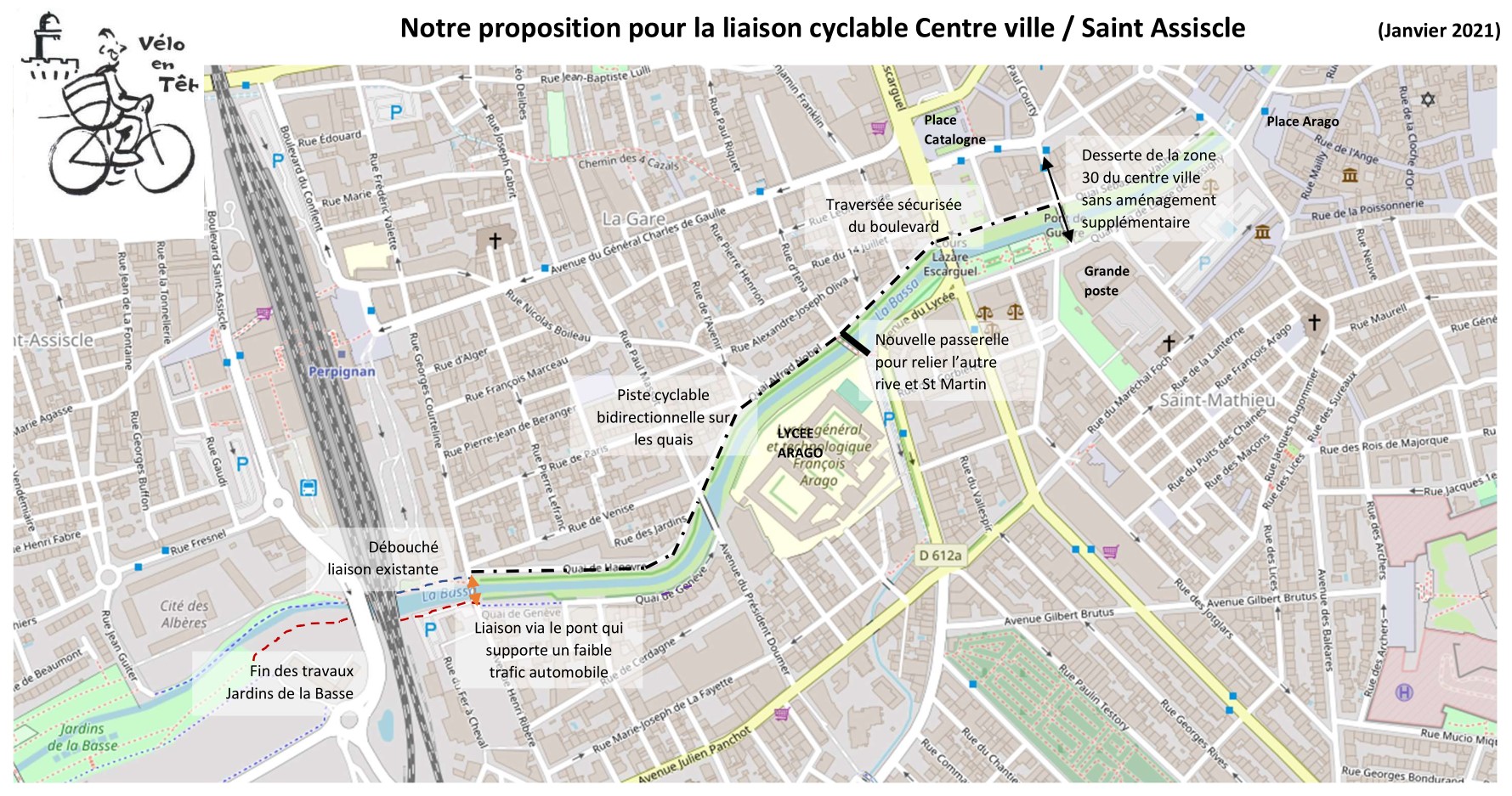 Proposition liaison cyclable Basse